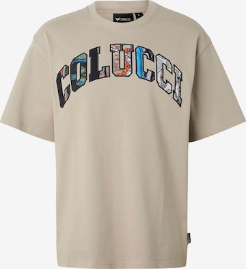 Colucci Shirt 'College Logo' in Grey: front