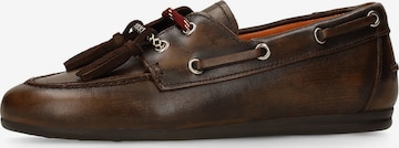 MANFIELD Mocassins in Bruin: voorkant