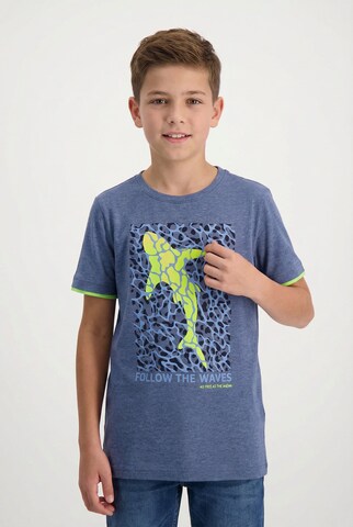 KILLTEC Performance Shirt in Blue: front