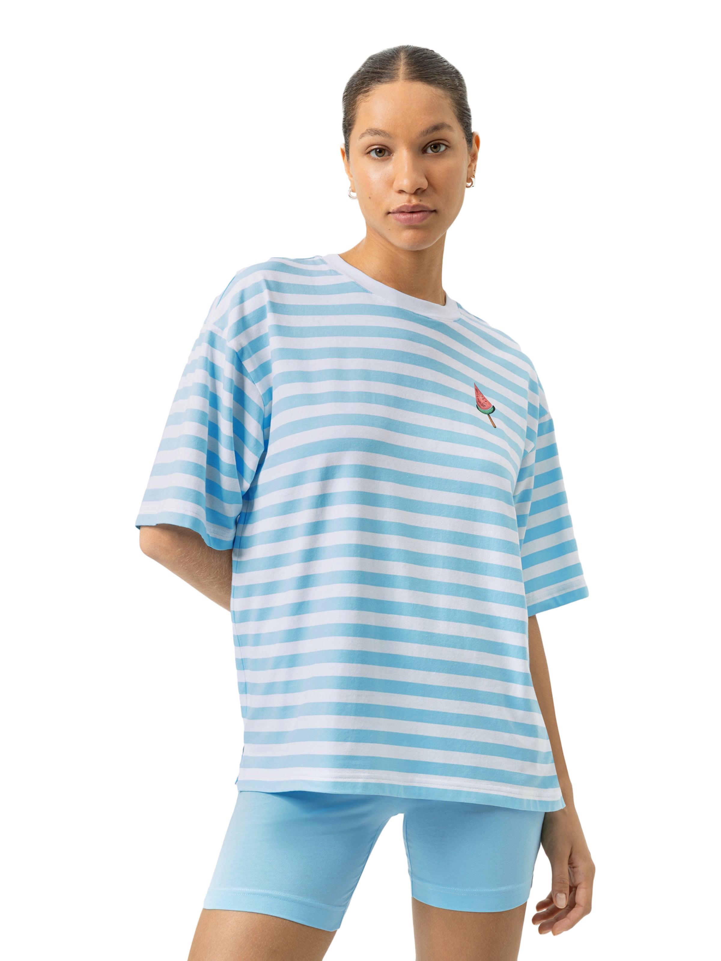 Mey Shirt 'Straight Waves' in Blue: front
