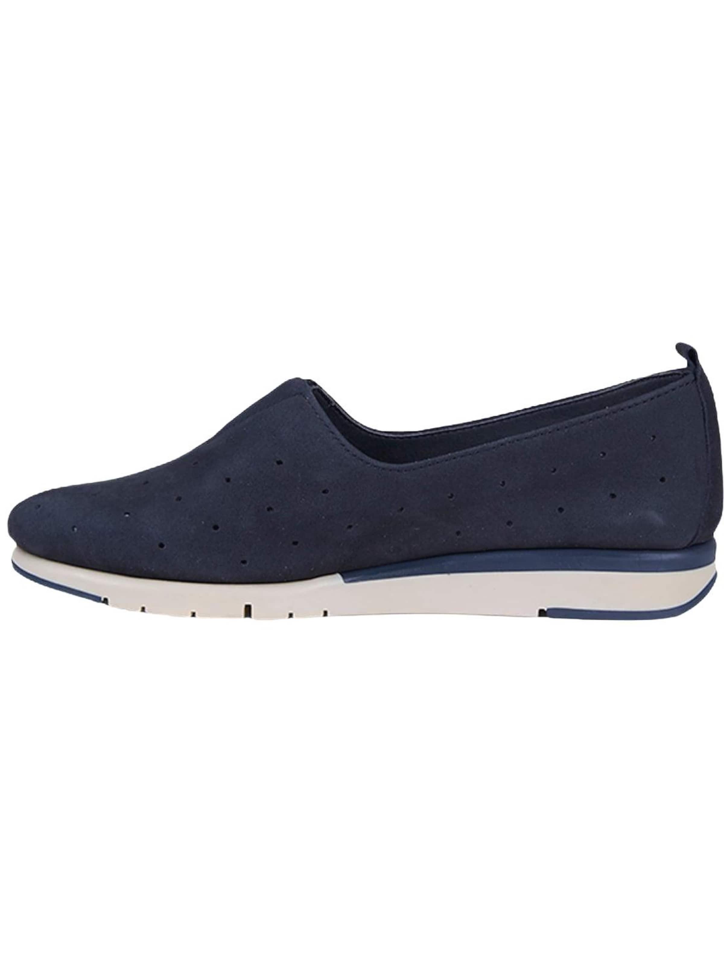 Chaussure basse 'DESA Damen DesaComfort Nubukleder Alltagsschuhe' Desa en bleu : devant