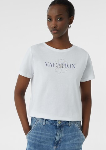 comma casual identity - Camiseta en blanco: frente