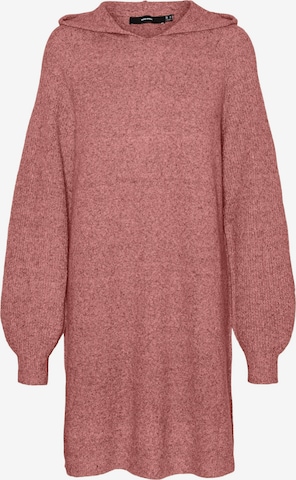 VERO MODA Gebreide jurk 'DOFFY' in Roze: voorkant