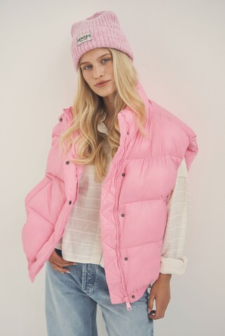 SENSES.THE LABEL Steppweste OW:E Oversized in Pink