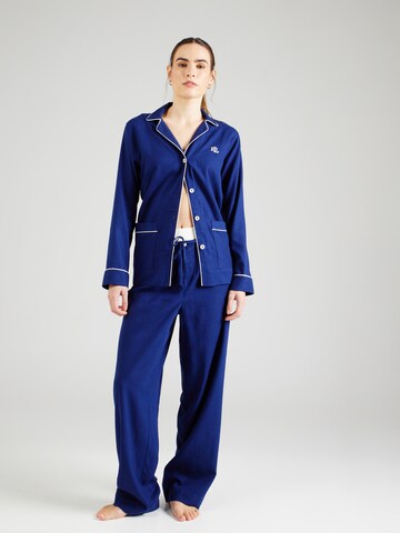 Lauren Ralph Lauren Pyjama in Blau: predná strana