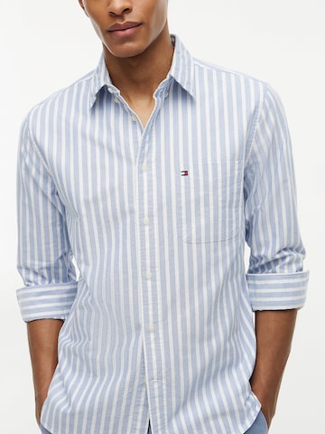 TOMMY HILFIGER Regular Fit Hemd in Blau