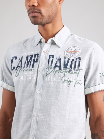 CAMP DAVID Slim Fit Hemd in Grün