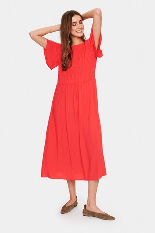 SAINT TROPEZ Kleid 'Gisla' in Rot