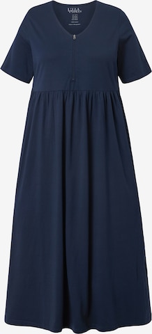 Ulla Popken Jurk in Blauw: voorkant