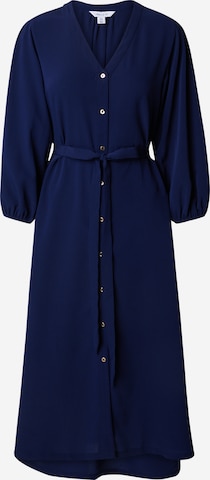 Robe-chemise Wallis en bleu : devant