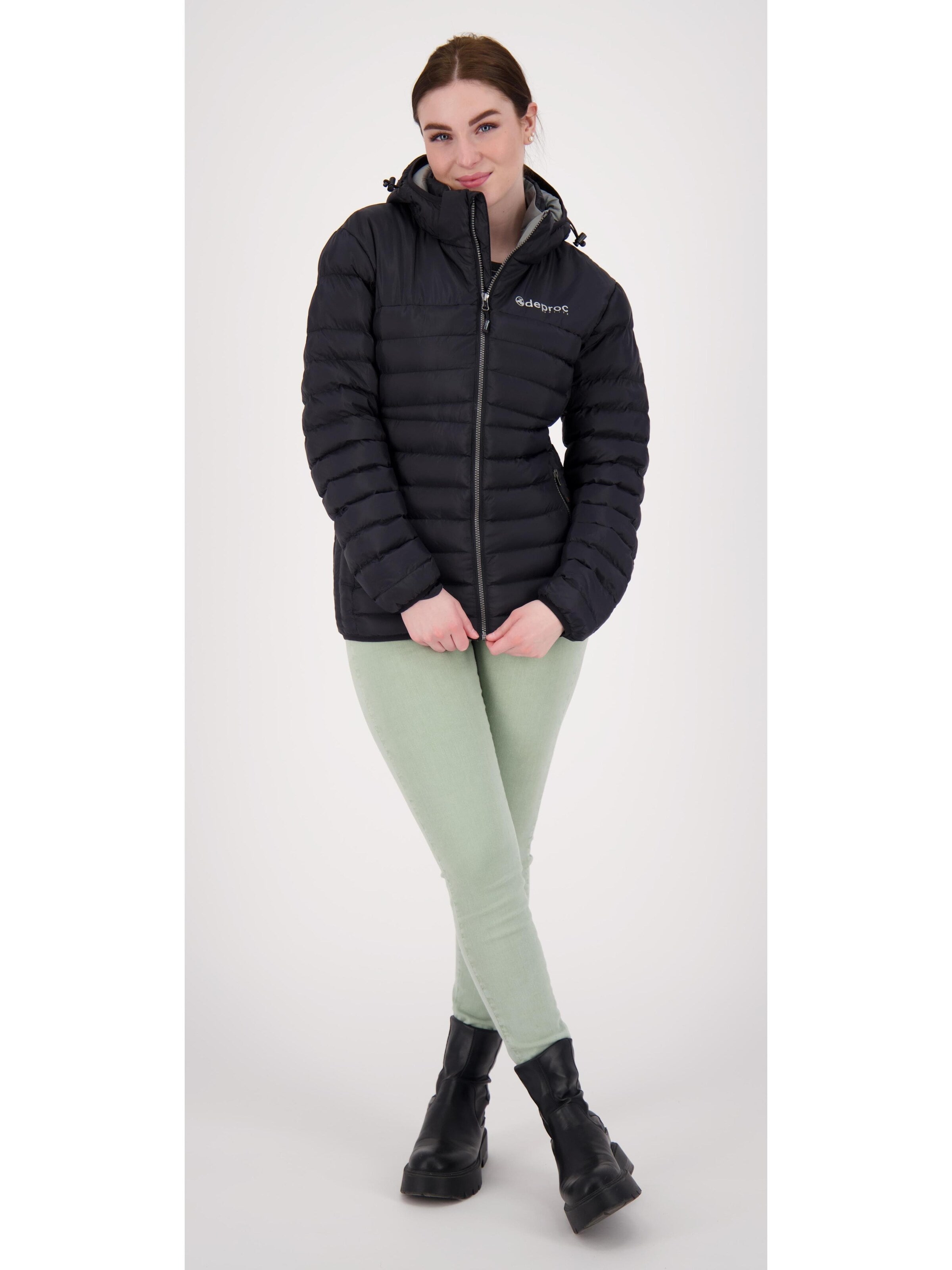 deproc Winter Jacket 'GILMOUR II WMN' in Grey
