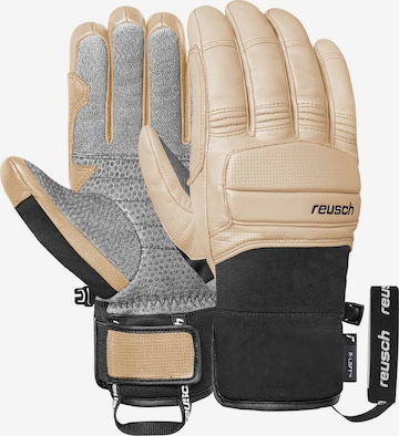 REUSCH Sporthandschoenen 'Alpine Heritage' in Beige: voorkant