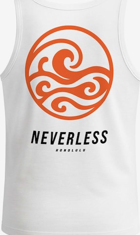 Neverless Shirt 'Wave' in White: front