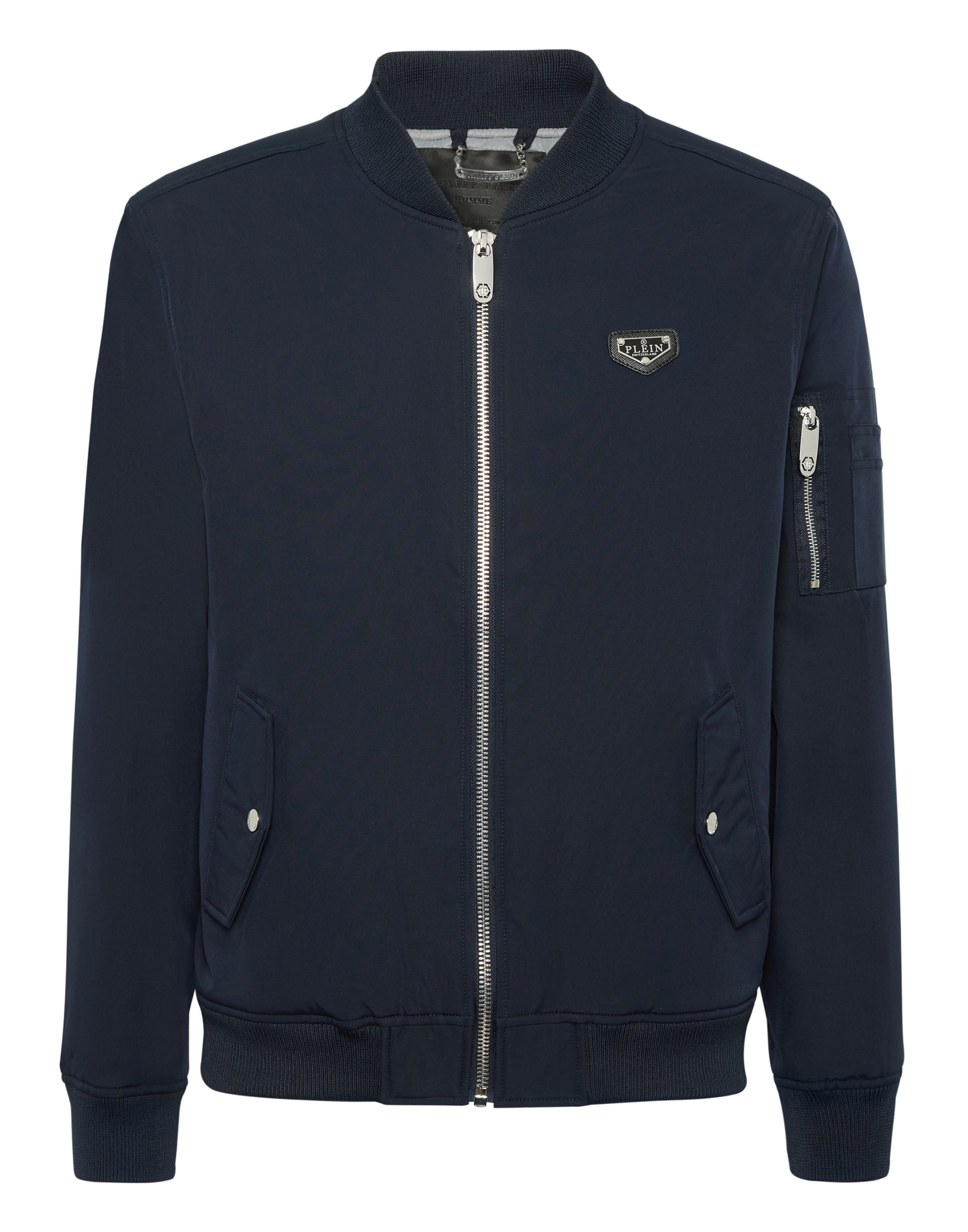 Philipp Plein Between-season jacket in Blue: front
