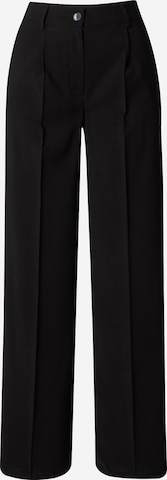 Tally Weijl Loose fit Pleat-Front Pants in Black: front