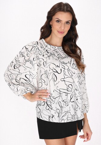 faina - Blusa 'Fashion Look' en negro: frente