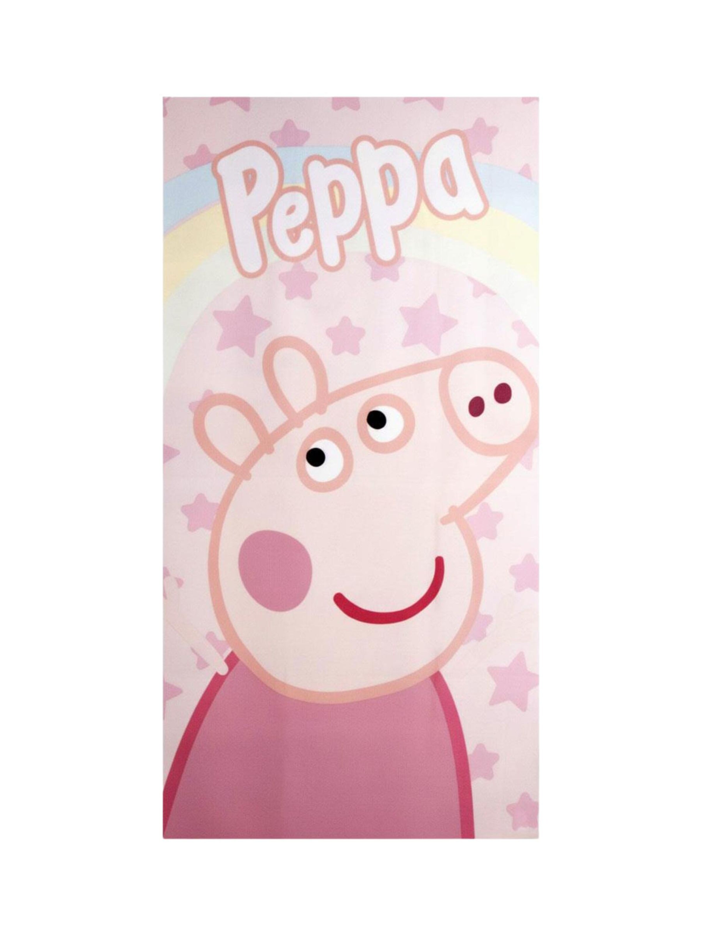 DISNEY Strandtuch 'Peppa Pig Polyester-Handtuch'‌ in 70x140 cm in mischfarben, Produktansicht