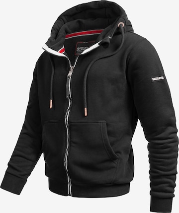 Alessandro Salvarini Sweatjacke in Schwarz