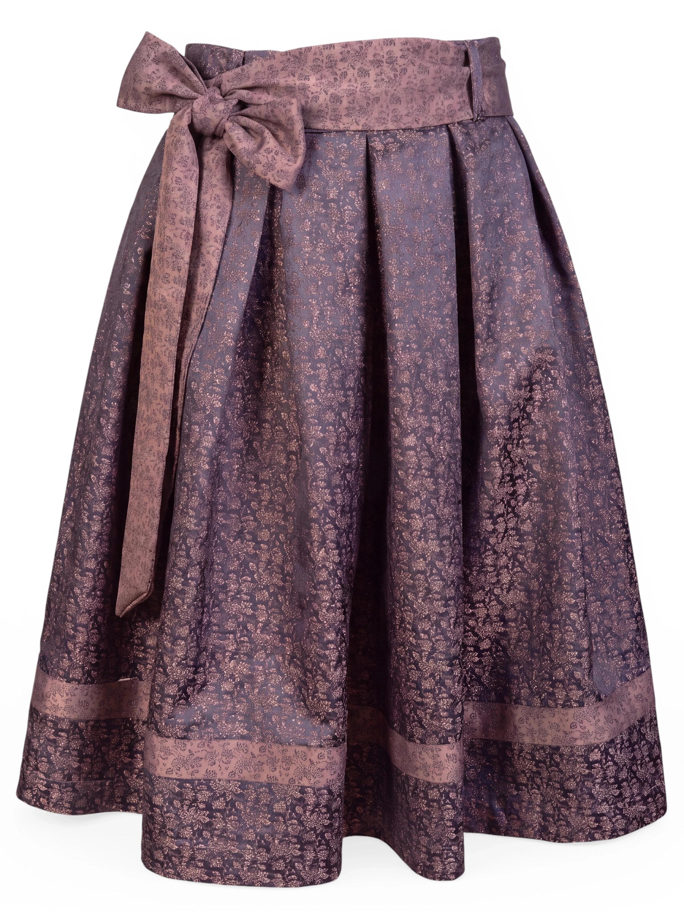 Trachtl Traditional Skirt 'LENA' in Blue: front