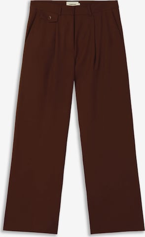 Loosefit Pantalon 'PAT' Thinking MU en marron : devant