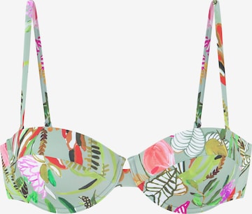 s.Oliver Balconette Bikini top in Green: front