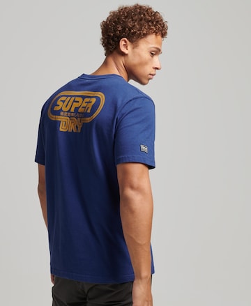 T-Shirt ' Game On 90s' Superdry en bleu