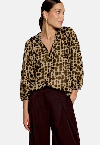 Camicia da donna di zero in beige: frontale