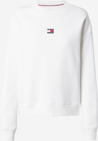 Tommy Jeans - Sudadera en blanco: frente