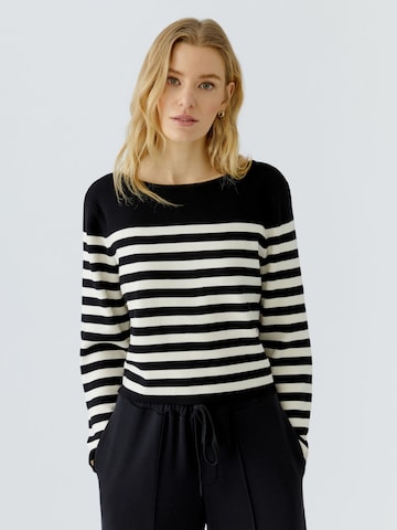 OUI Pullover in Schwarz: Vorderseite