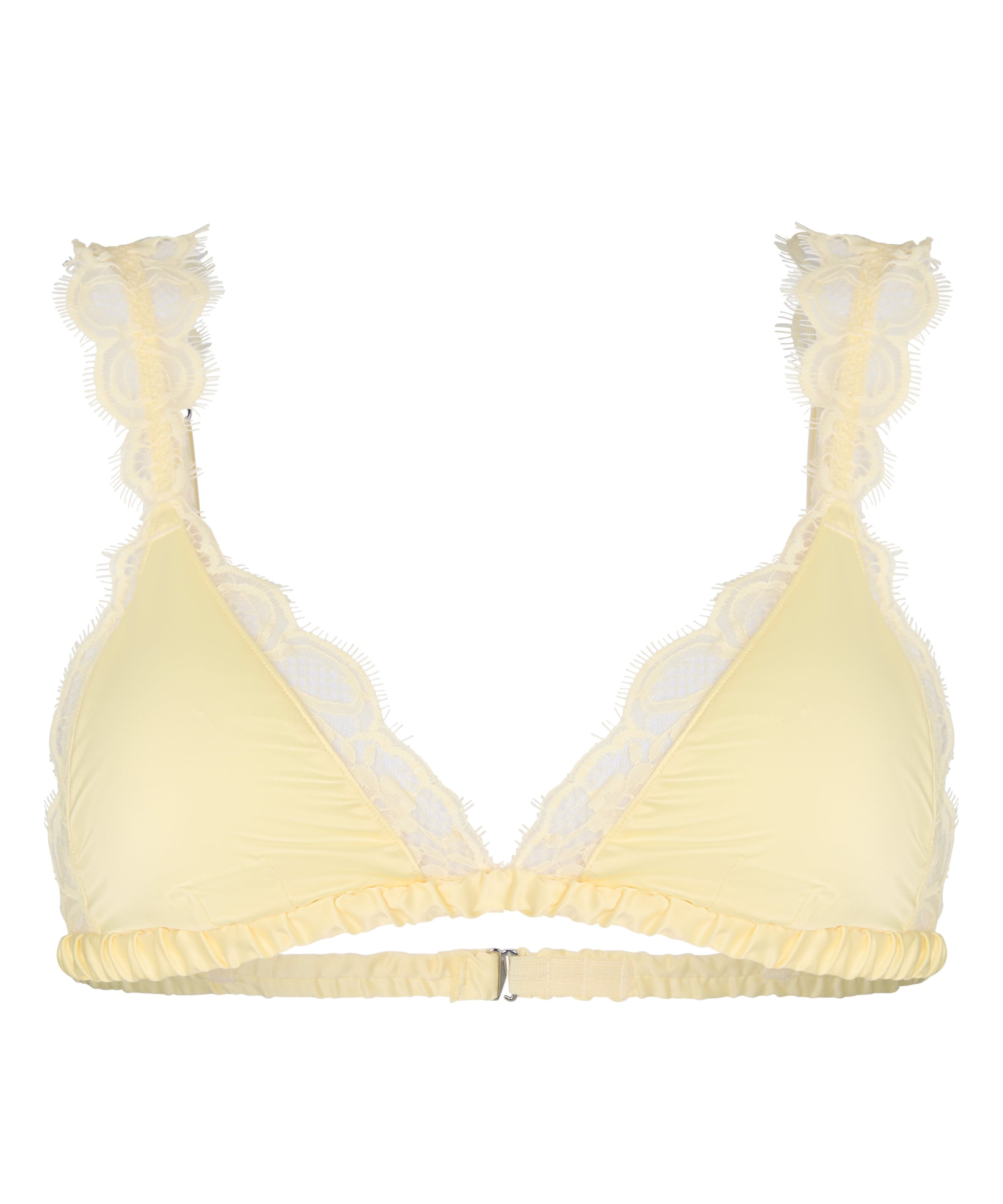 Hunkemöller Triangle Bra 'Eva' in Yellow: front