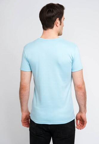 LOGOSHIRT T-Shirt Asterix Magic Poison in Blau