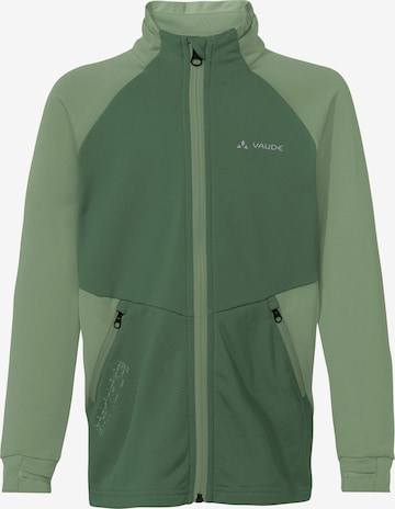 VAUDE Functionele fleece jas ' KD Detective FL J ' in Groen: voorkant