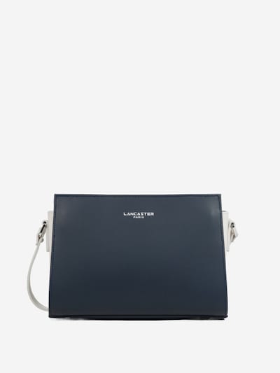 LANCASTER Paris Sac à bandoulière 'Lancaster Sac trotteur Zippée S Smooth Bleu Foncé - Ecru' en One Size en bleu, Vue avec produit