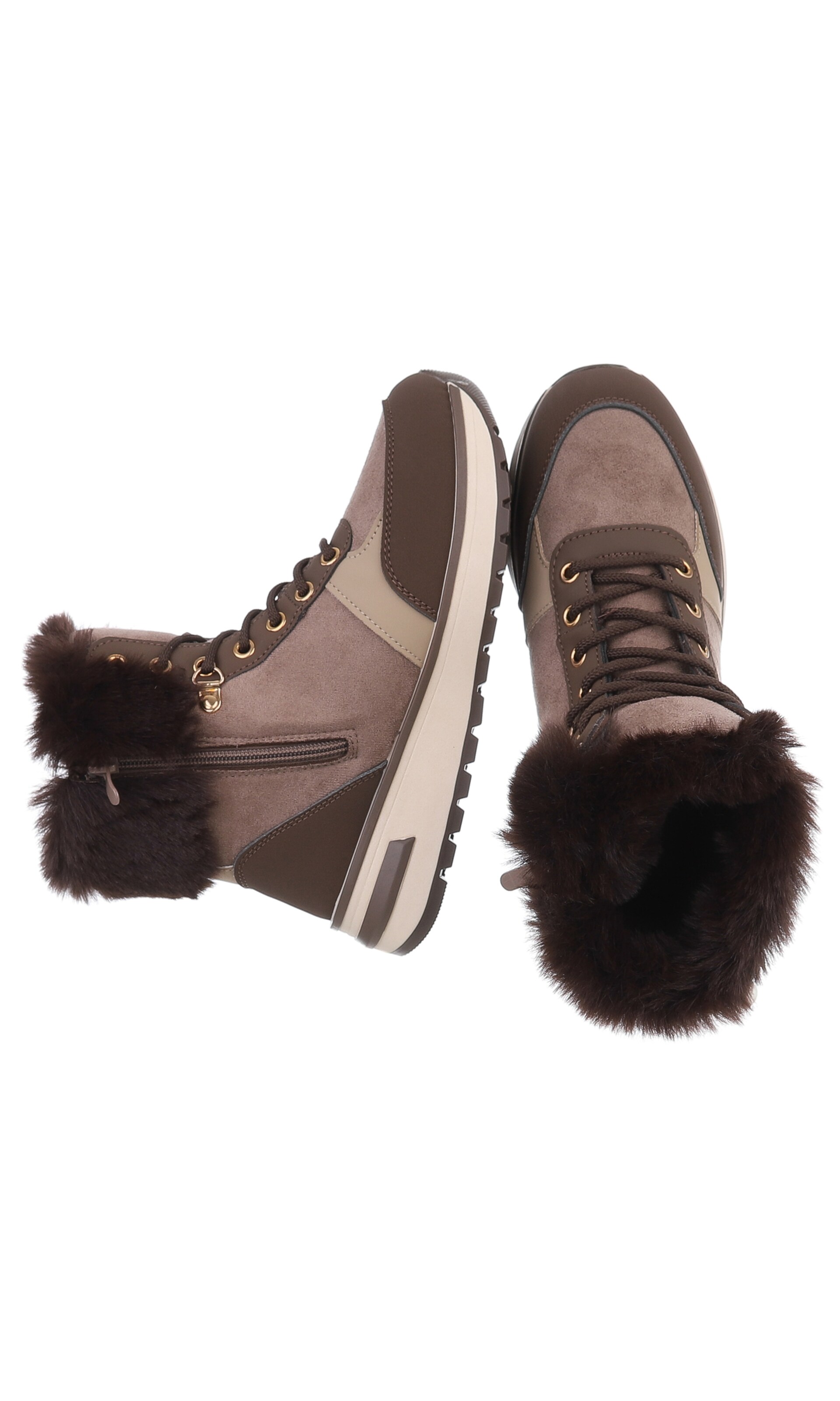 Ital-Design Stiefelette in Braun