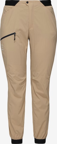 Haglöfs Outdoor Pants 'L.I.M Fuse' in Brown: front
