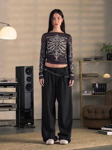 ENRAGE Top 'MESH' in Zwart