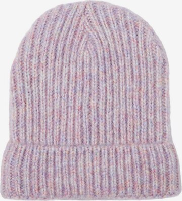 NAME IT Beanie in Purple: front