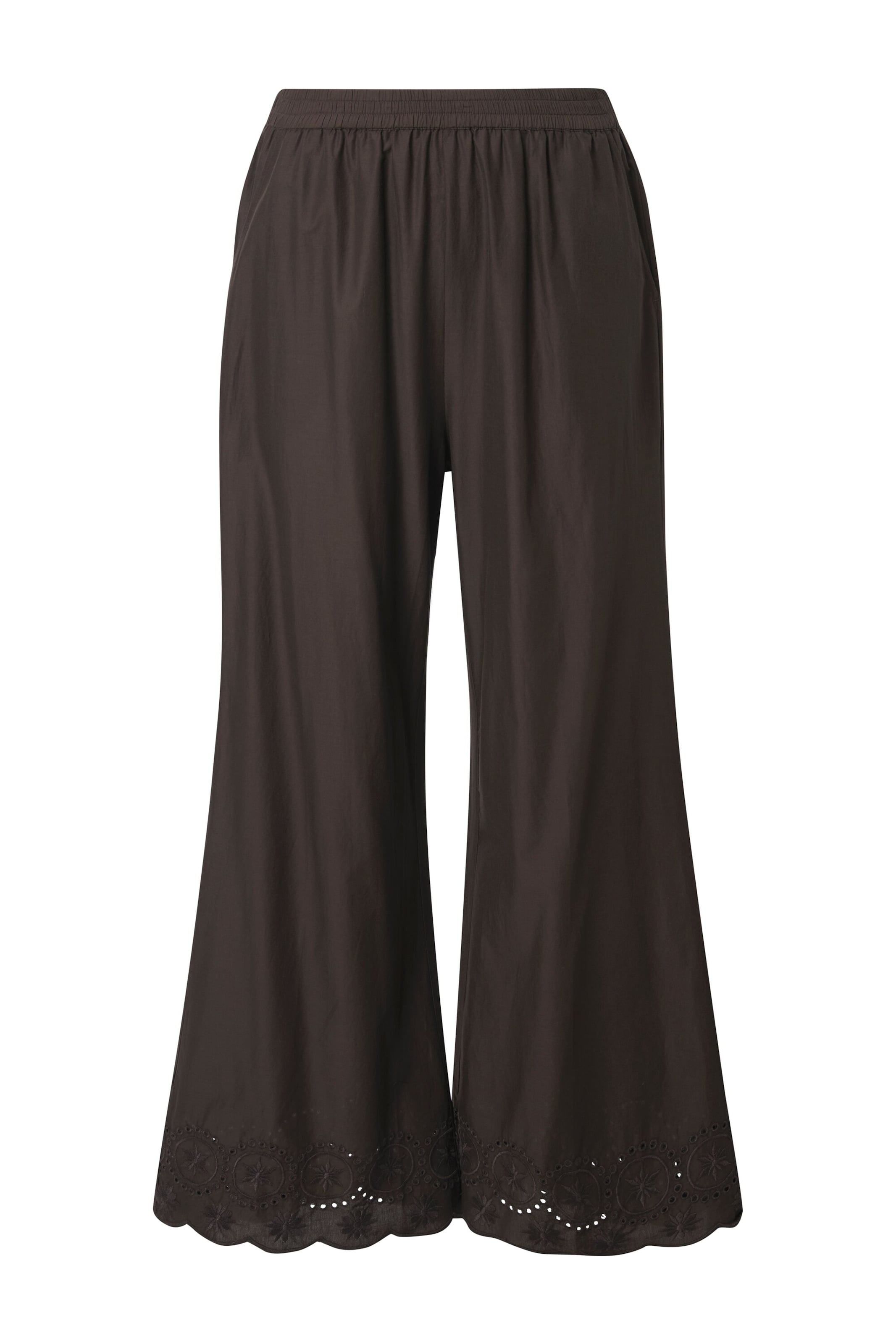 Ulla Popken Regular Hose in Braun: Vorderseite