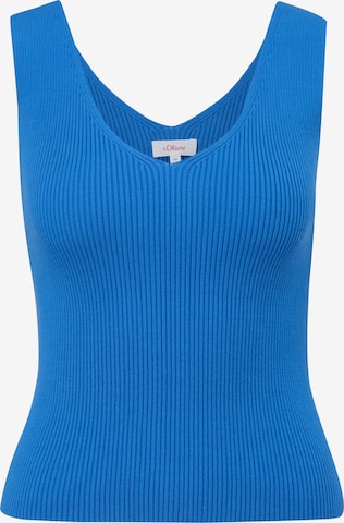 Tops en tricot s.Oliver en bleu : devant