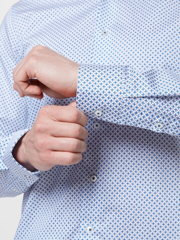 ETERNA - Ajuste estrecho Camisa en blanco