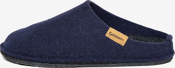 Gottstein Hausschuh 'Classic-Co' in Blau: Vorderseite