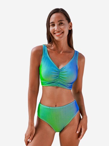 Cupshe Bustier Bikini in Grün: Vorderseite