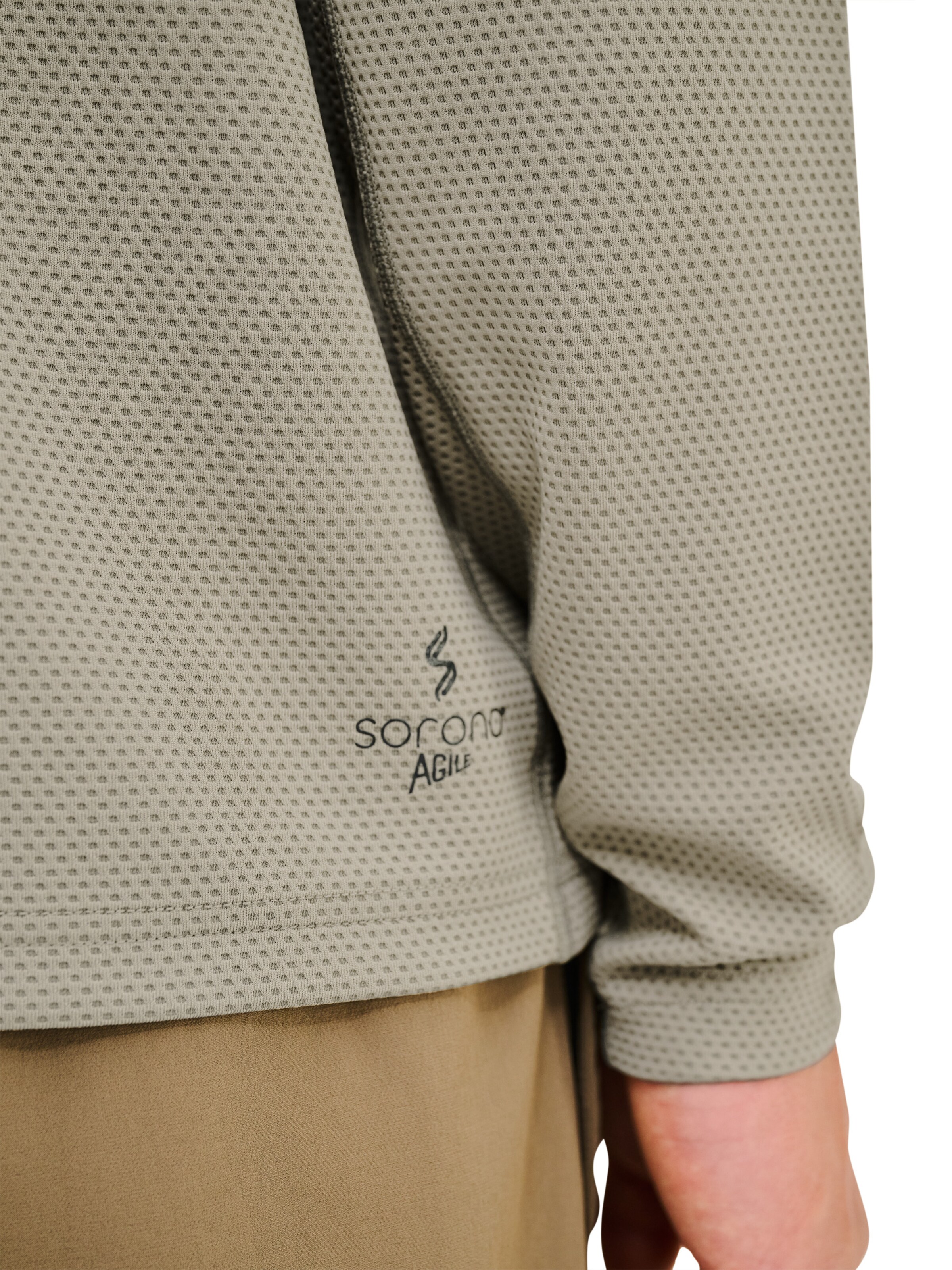 HALO Functioneel shirt in Beige