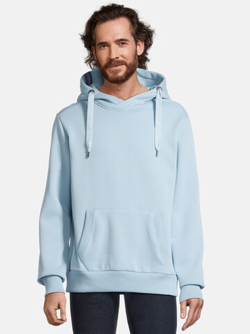 salzhaut Sweatshirt 'HEFF' in Blau: Vorderseite