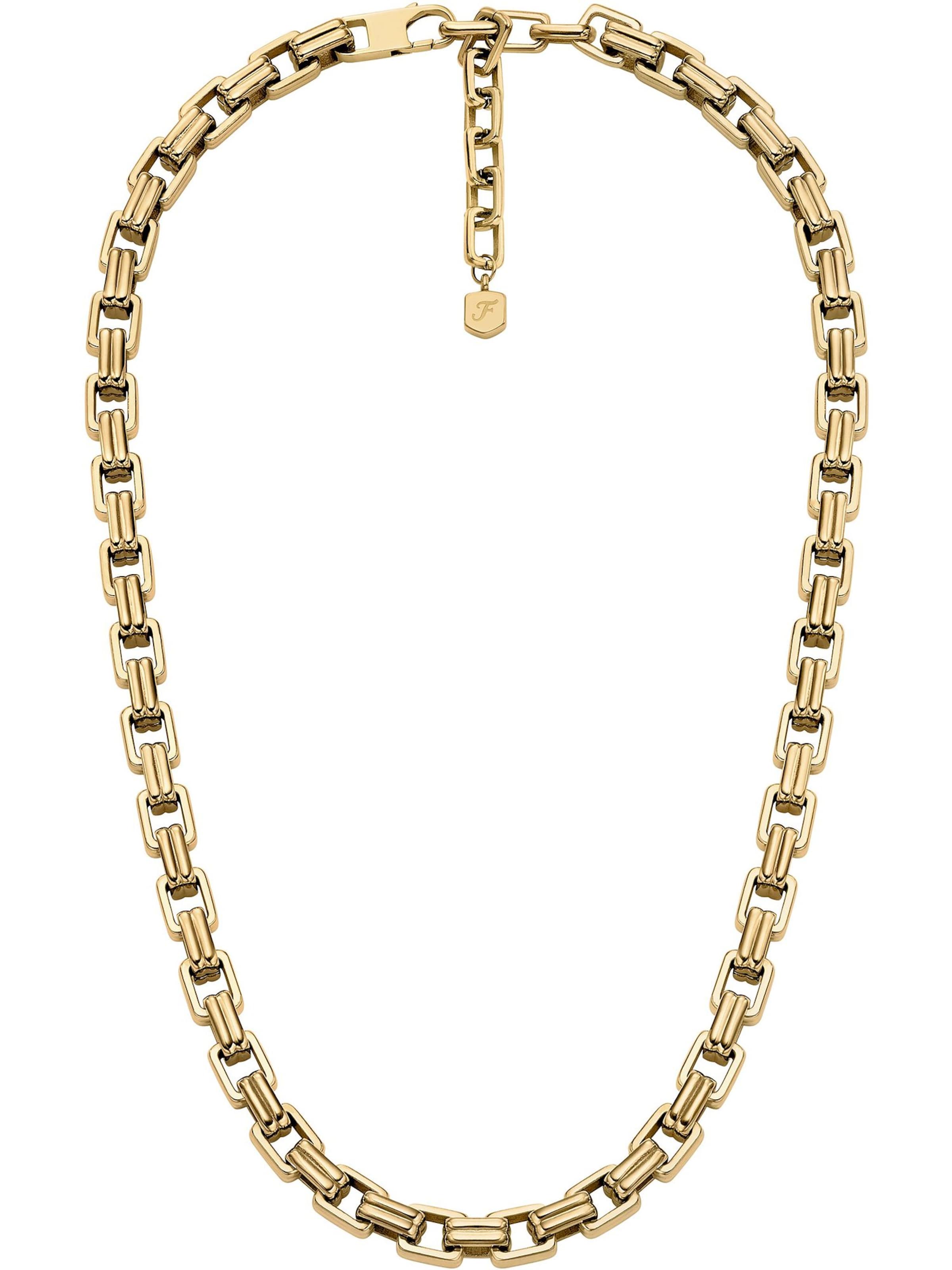 FOSSIL Kette in Gold: Vorderseite