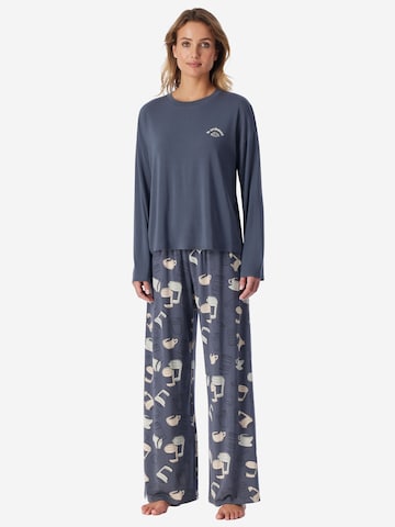Pyjama ' Casual Fashion ' SCHIESSER en bleu : devant