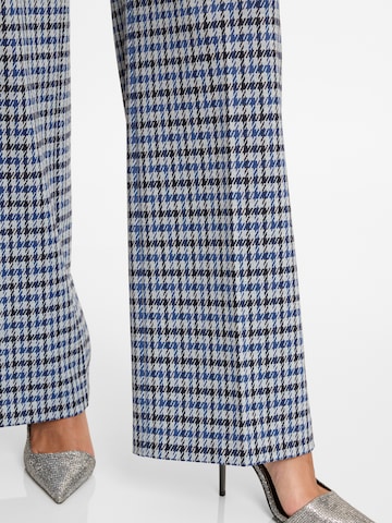 Ana Alcazar Wide Leg Bügelfaltenhose 'Astina' in Blau