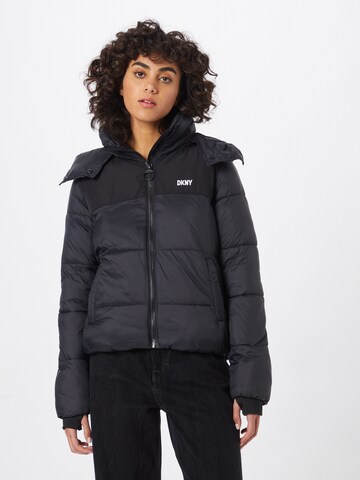 DKNY Performance Jacke in Schwarz: predná strana