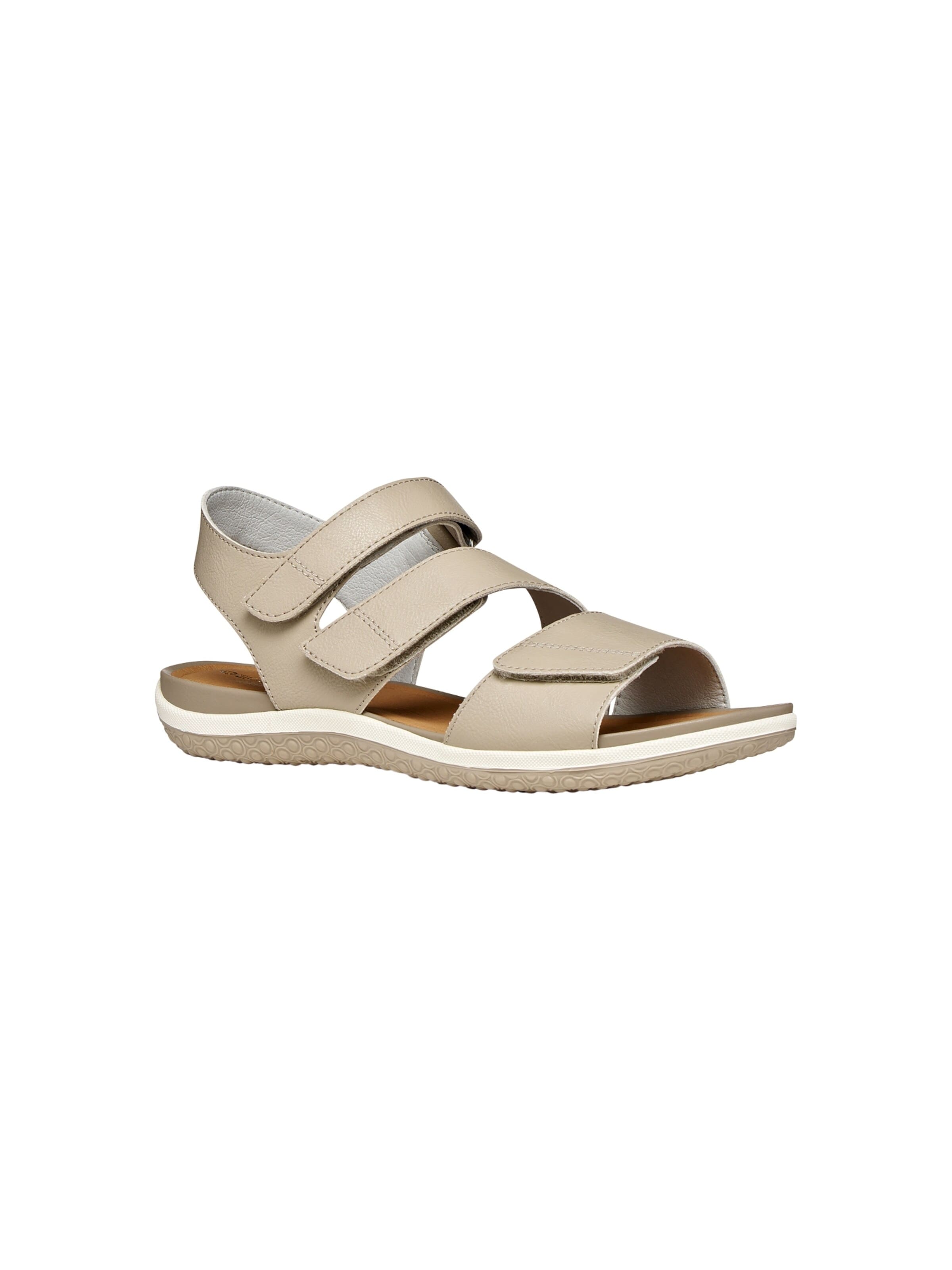 GEOX Sandały 'Vega-Sandalen mit Klettverschluss' w kolorze złoty