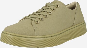 Baskets basses 'Dante' Dr. Martens en vert : devant